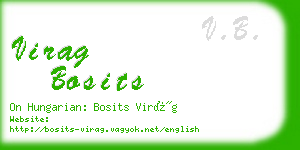 virag bosits business card